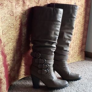 EUC Madden Girl Knee High Boots